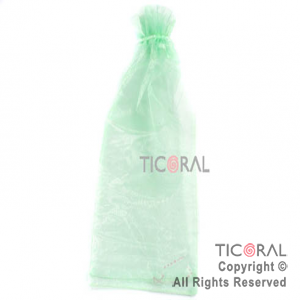 BOLSA HS1298-4 ORGANZA 31X14 CM VERDE x 1